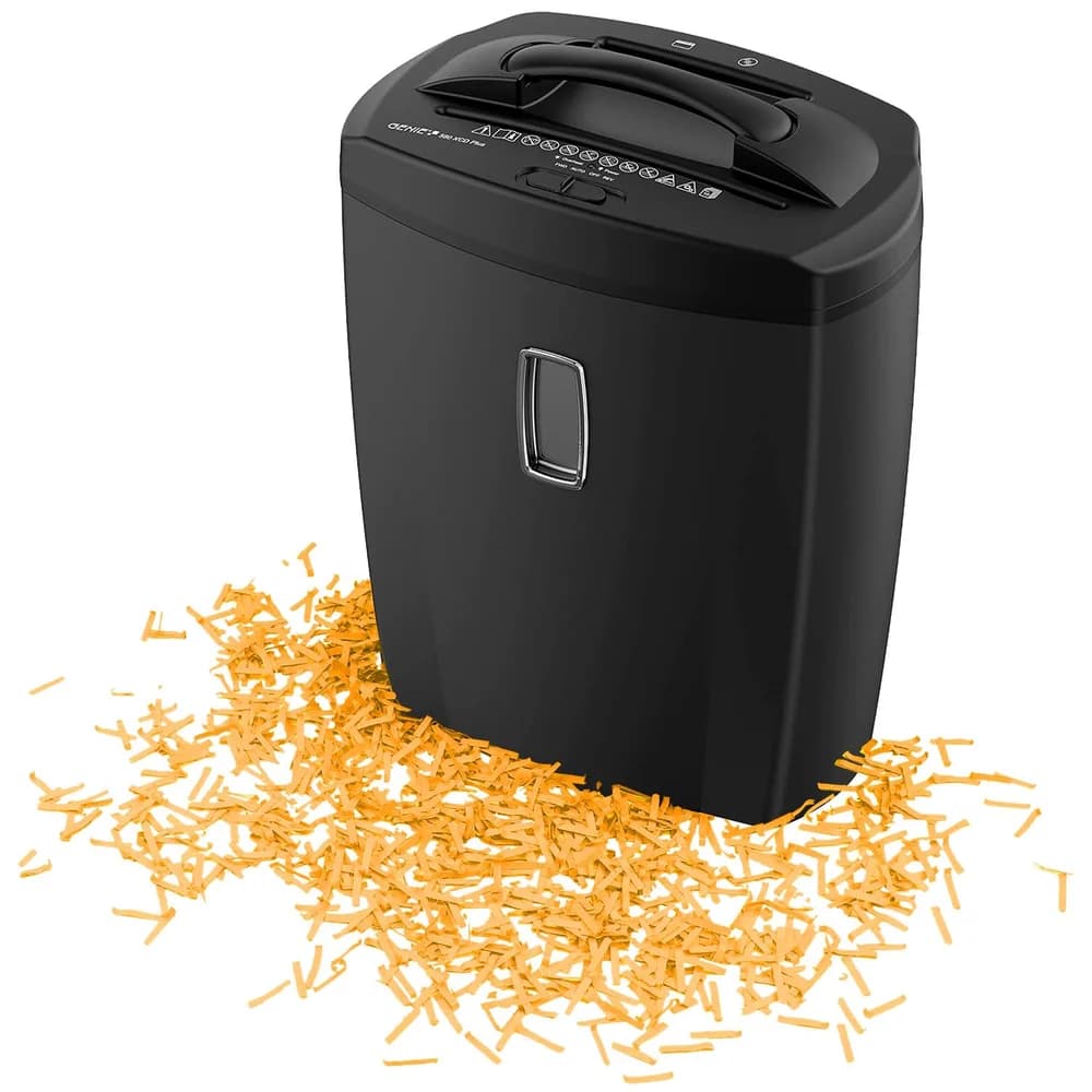 GENIE 580 XCD Plus Aktenvernichter, Schwarz