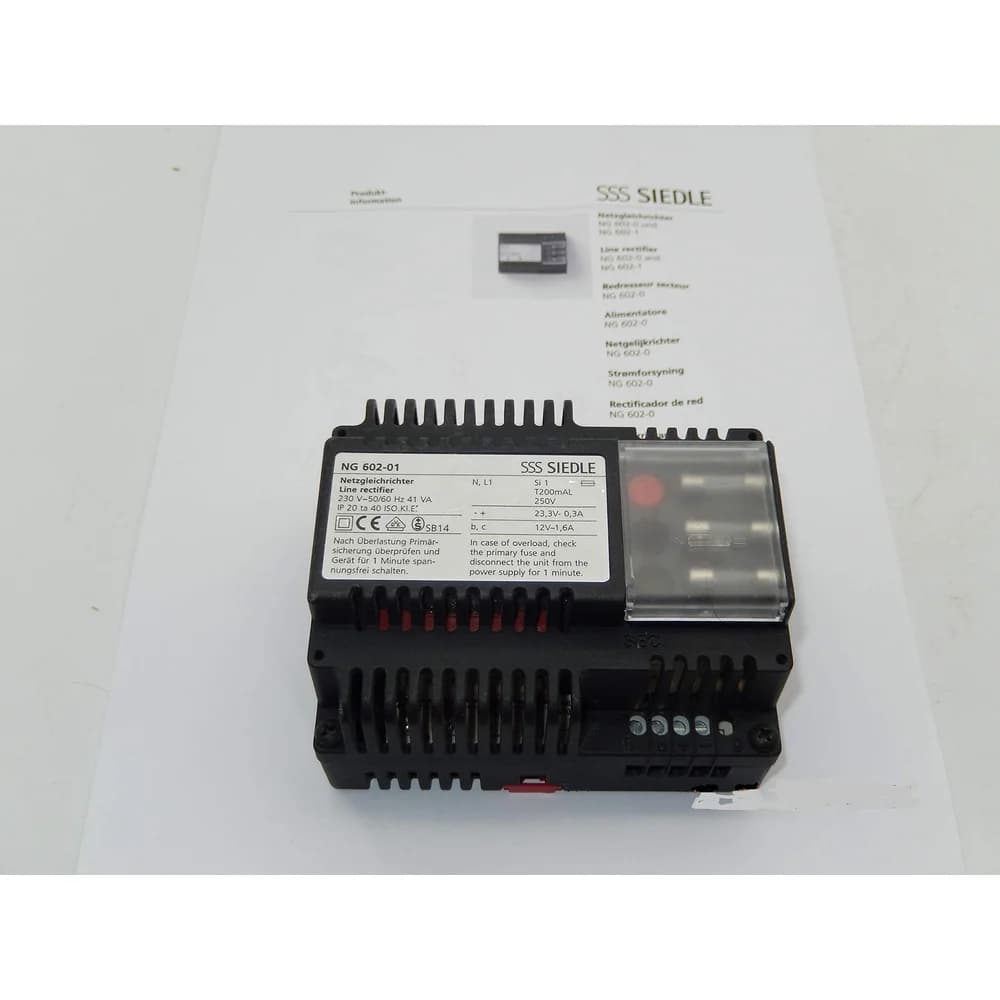 Siedle NG 602-01 Audio-Netzgerät 1+n