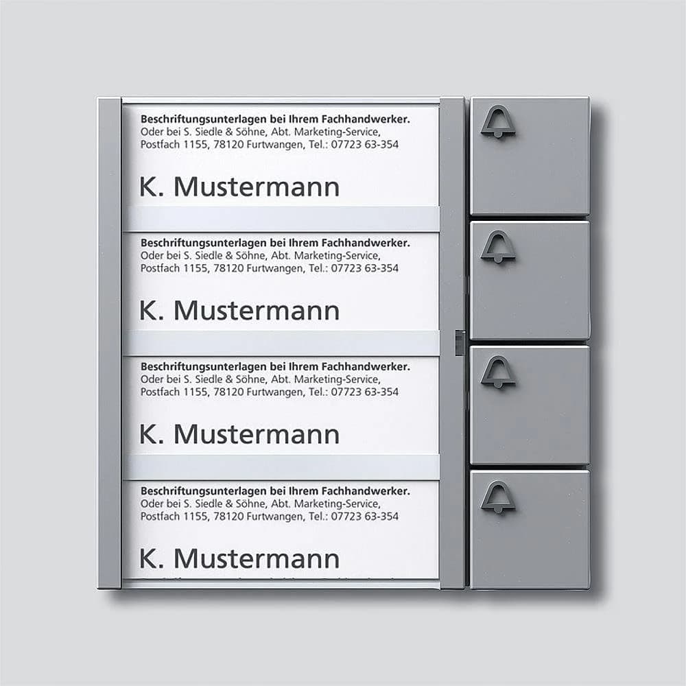 Siedle&Söhne Tasten-Modul TM 612-4 SM