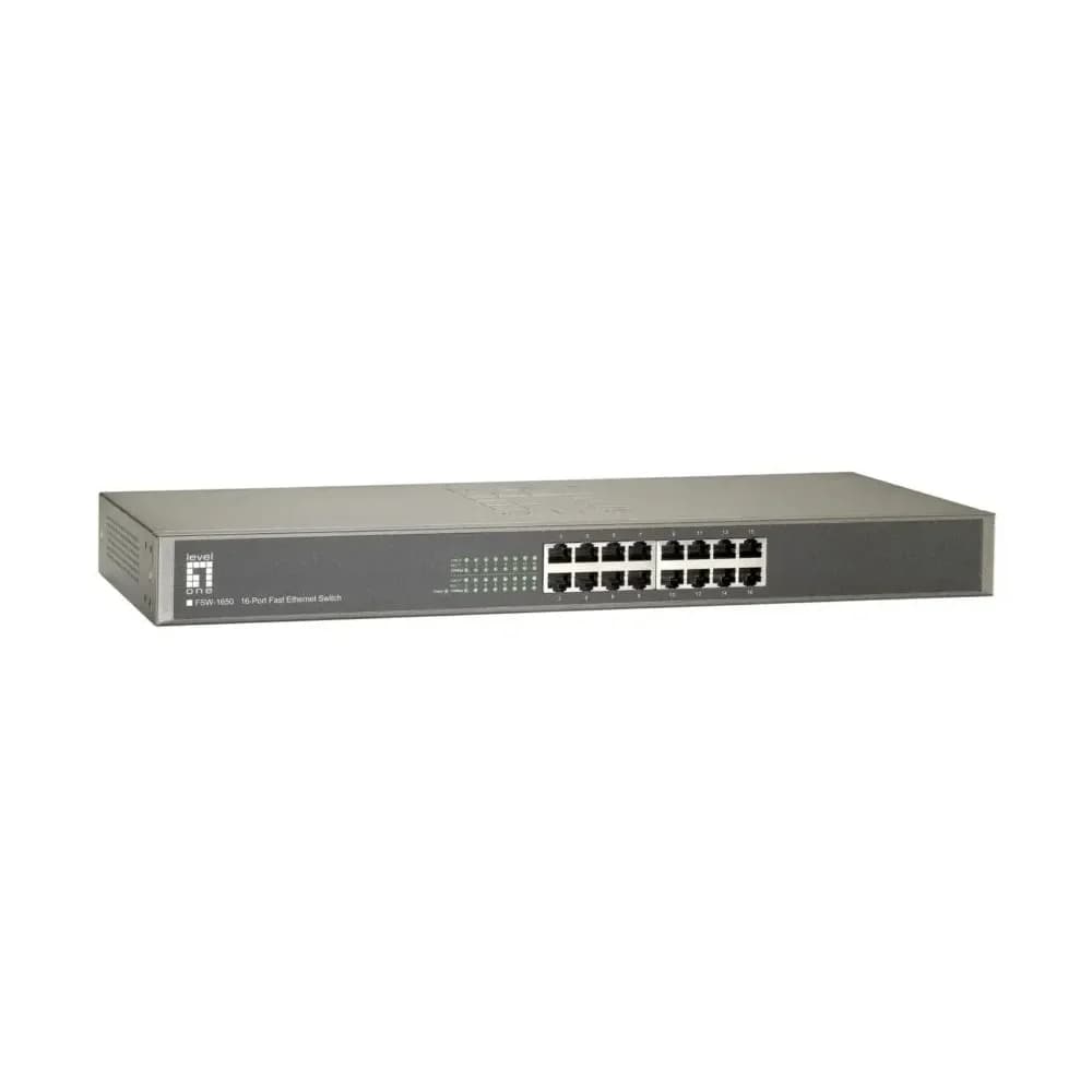 LevelOne 16-Port-Fast Ethernet-Switch