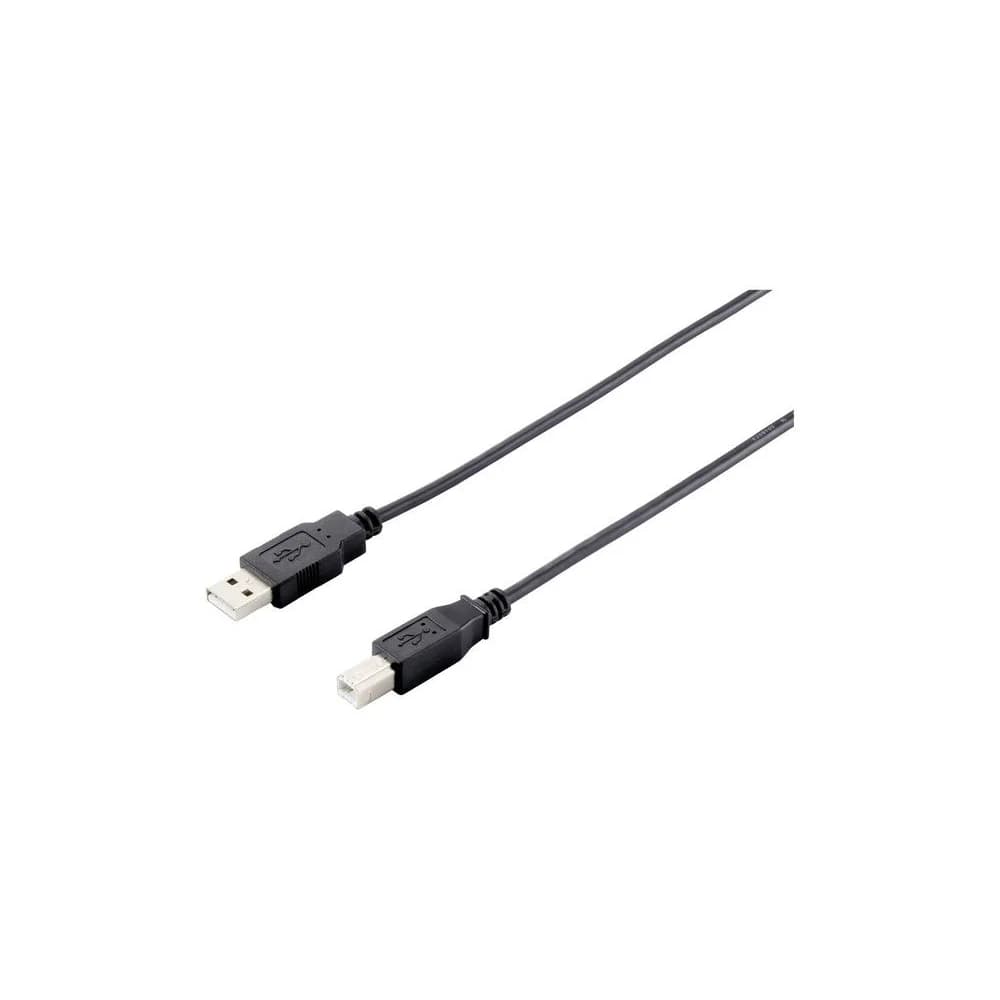 Equip USB 2.0 A auf B Kabel, 5.0m ,M/M, Schwarz