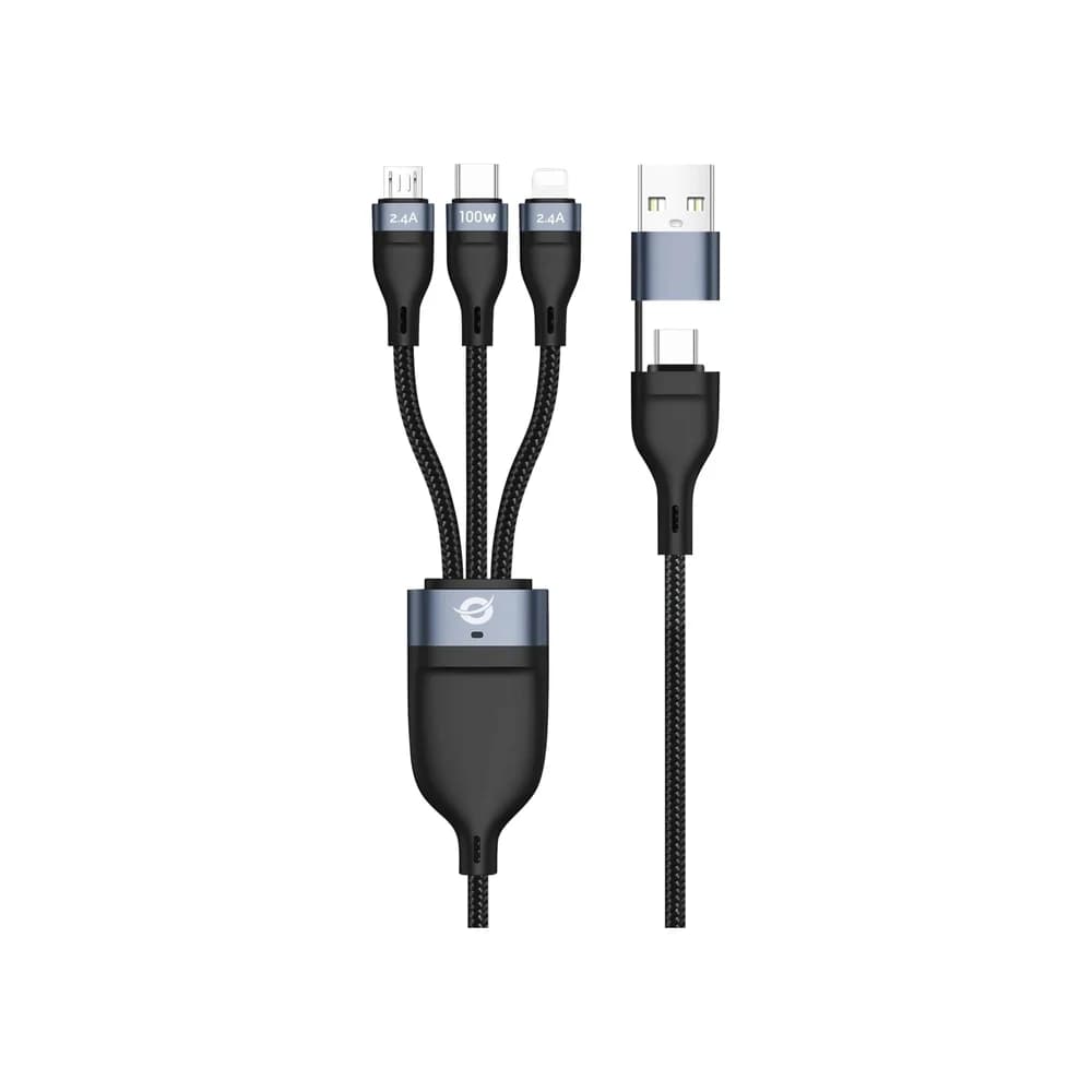 Conceptronic ETTA06B15 3-in-1 USB PD 100W 1.5M