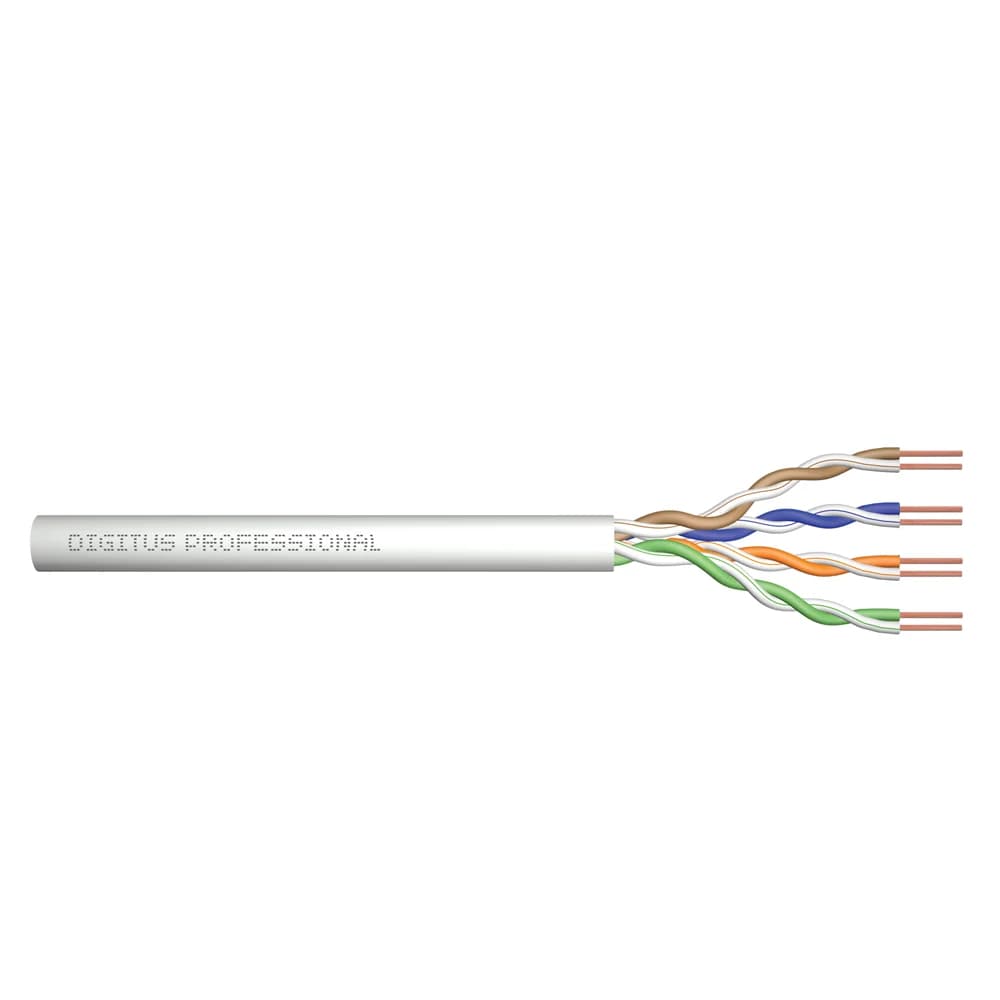 Digitus ASSNET250 CAT 6 U/UTP Verlegekabel, 305 m, Eca