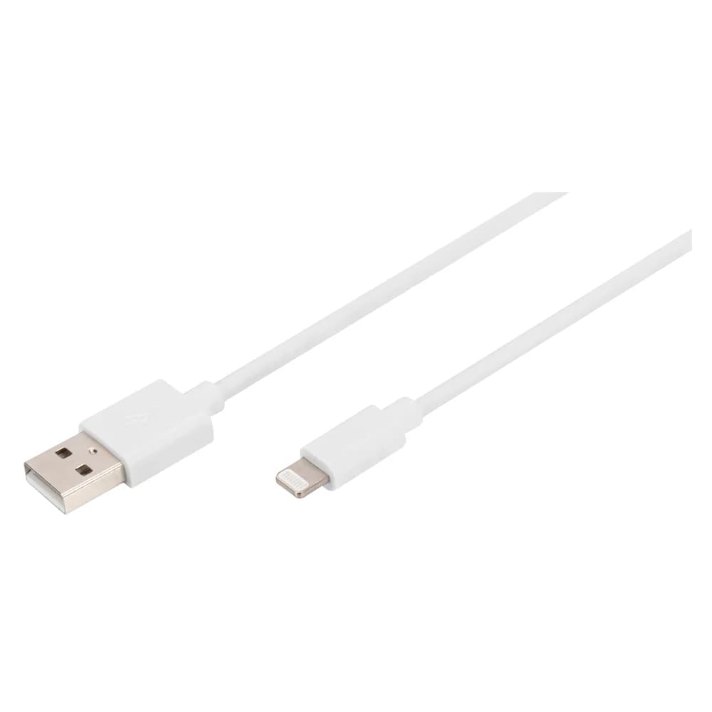 DIGITUS Lade-/Datenkabel, Lightning - USB A St/St, 1.0m