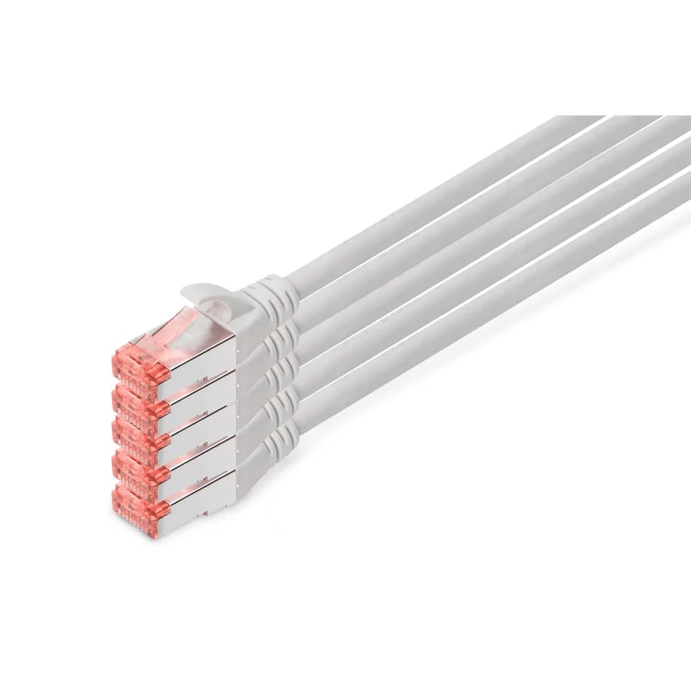 Digitus CAT 6 S/FTP Patchkabel, 5 Stück