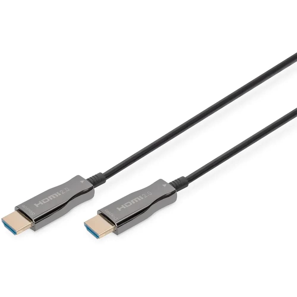 Digitus HDMI AOC Hybrid Glasfaserkabel, UHD 4K, 15 m
