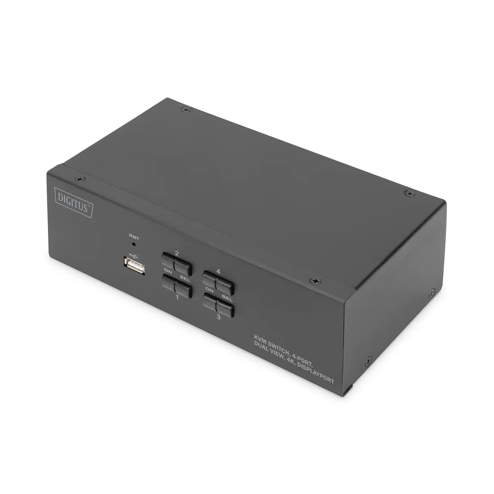 - KVM / audio / USB switch - 4 ports