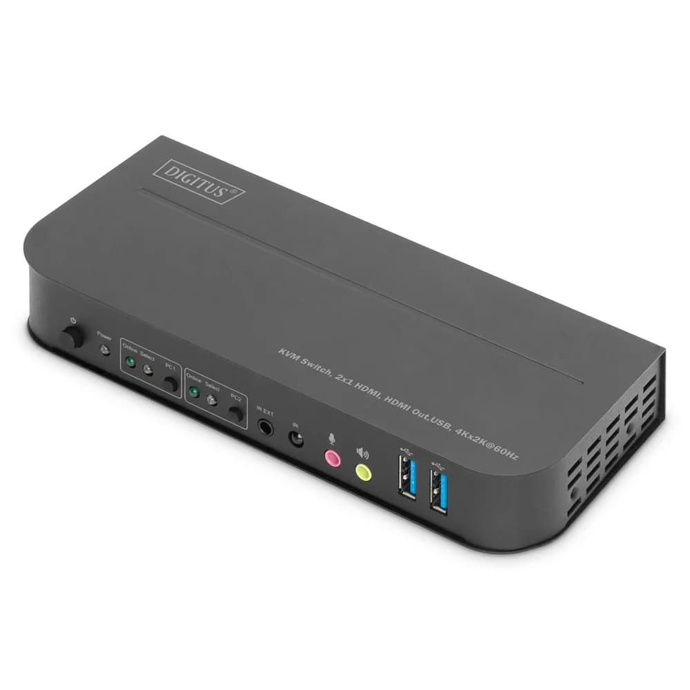 DIGI DS-12874 - 2-Port KVM Switch, HDMI