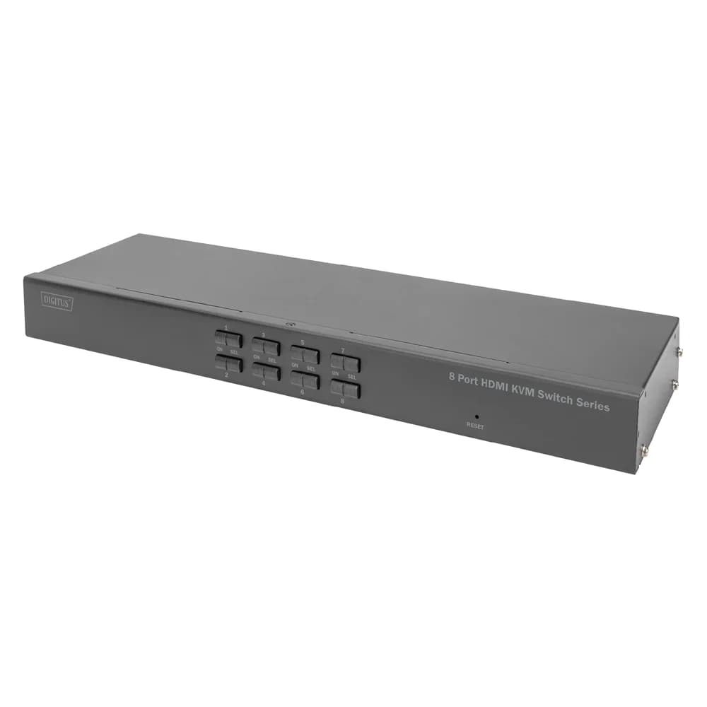 Digitus Desktop 8 Port HDMI KVM Switch Single View