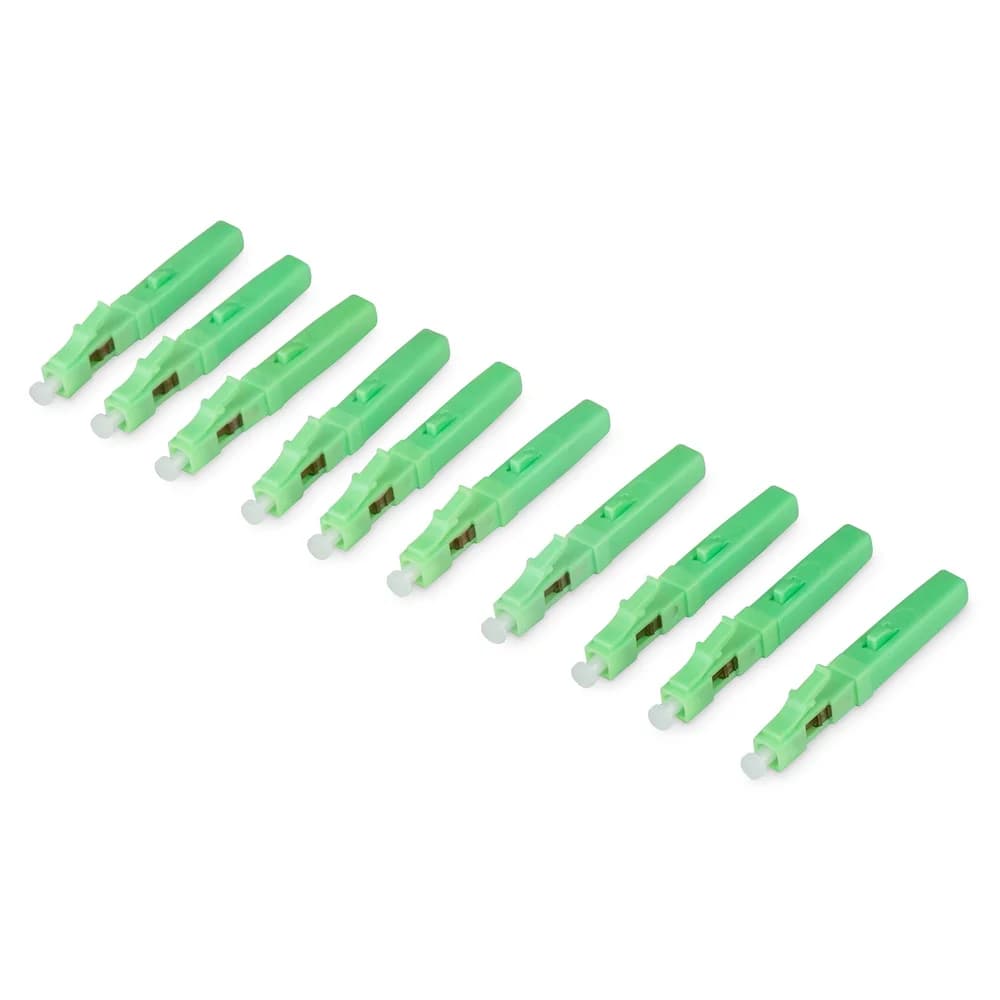 DIGITUS LC/APC SM LWL-Fast Connector Feldstecker 10 Stück Paket