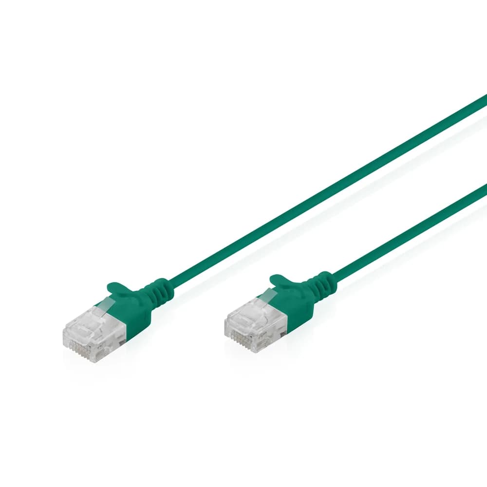 Digitus CAT 6 U-UTP Slim Patchkabel, 3 m, Grün