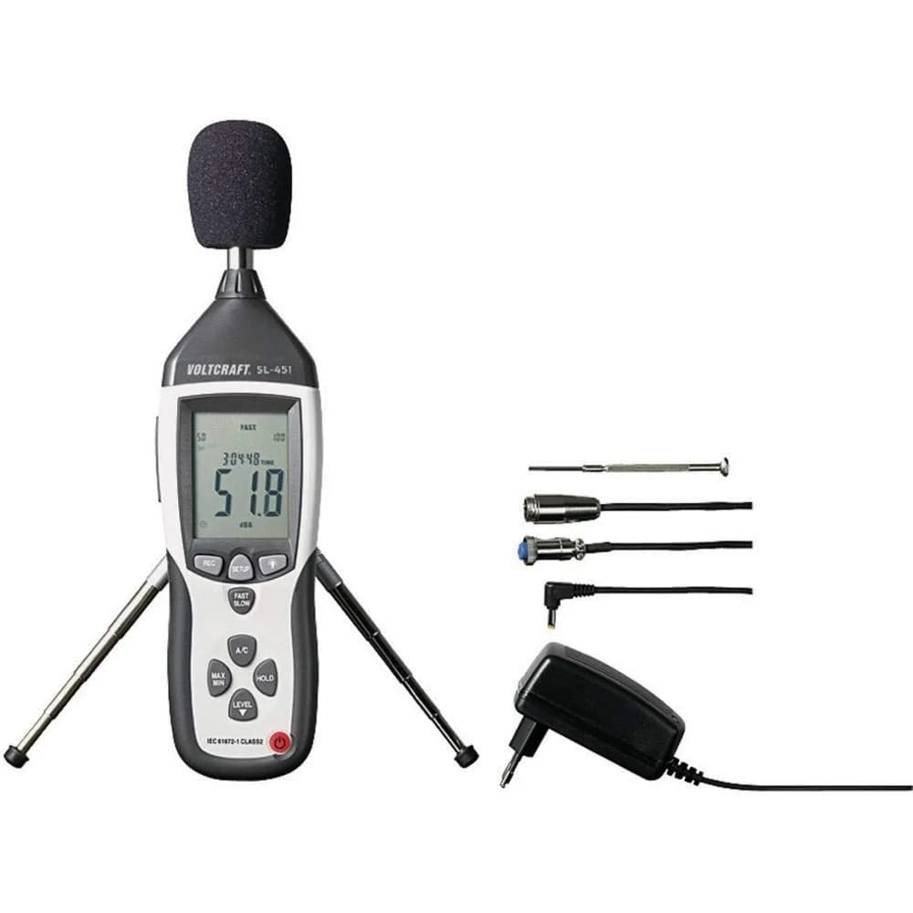 VOLTCRAFT Schallpegelmessgerät Schallpegel-Messgerät und -Datenlogger SL-451