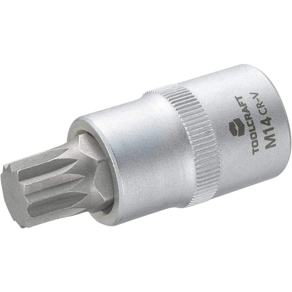 TOOLCRAFT Steckschlüssel TOOLCRAFT 816171 Innen-Vielzahn (XZN) Steckschlüssel-Bit-Einsatz 14