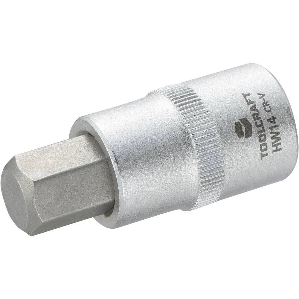 TOOLCRAFT 816161 Innen-Sechskant Steckschlüssel-Bit-Einsatz 14 mm 1/2" (12.5 mm)