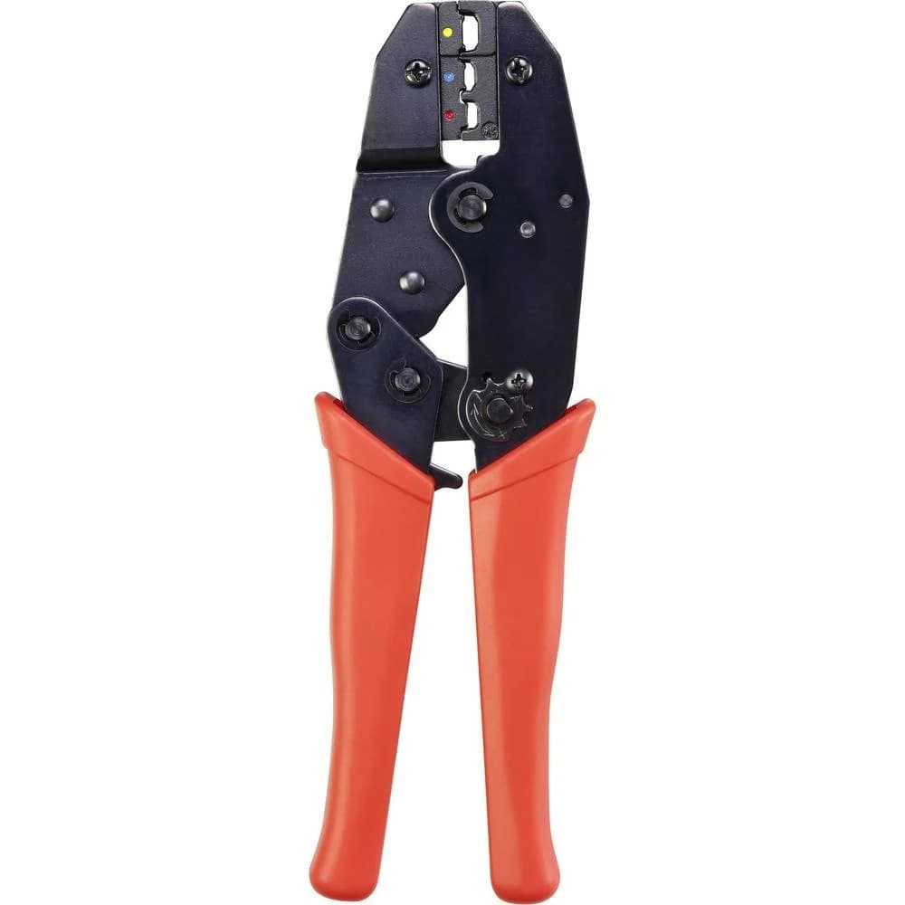 TOOLCRAFT Crimpzange Crimpzange für isolierte Kabelschuhe 1486609