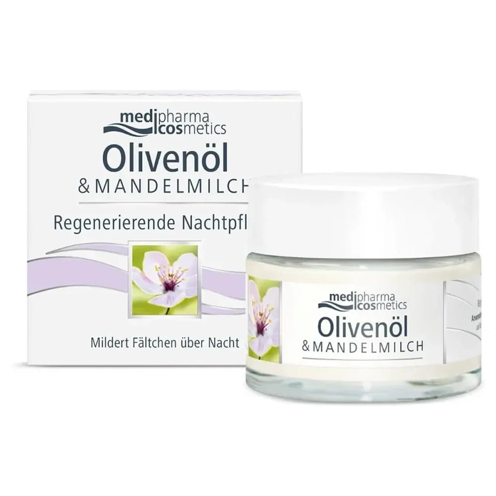 Oliven-Mandelmilch regenerierende Nachtpflege