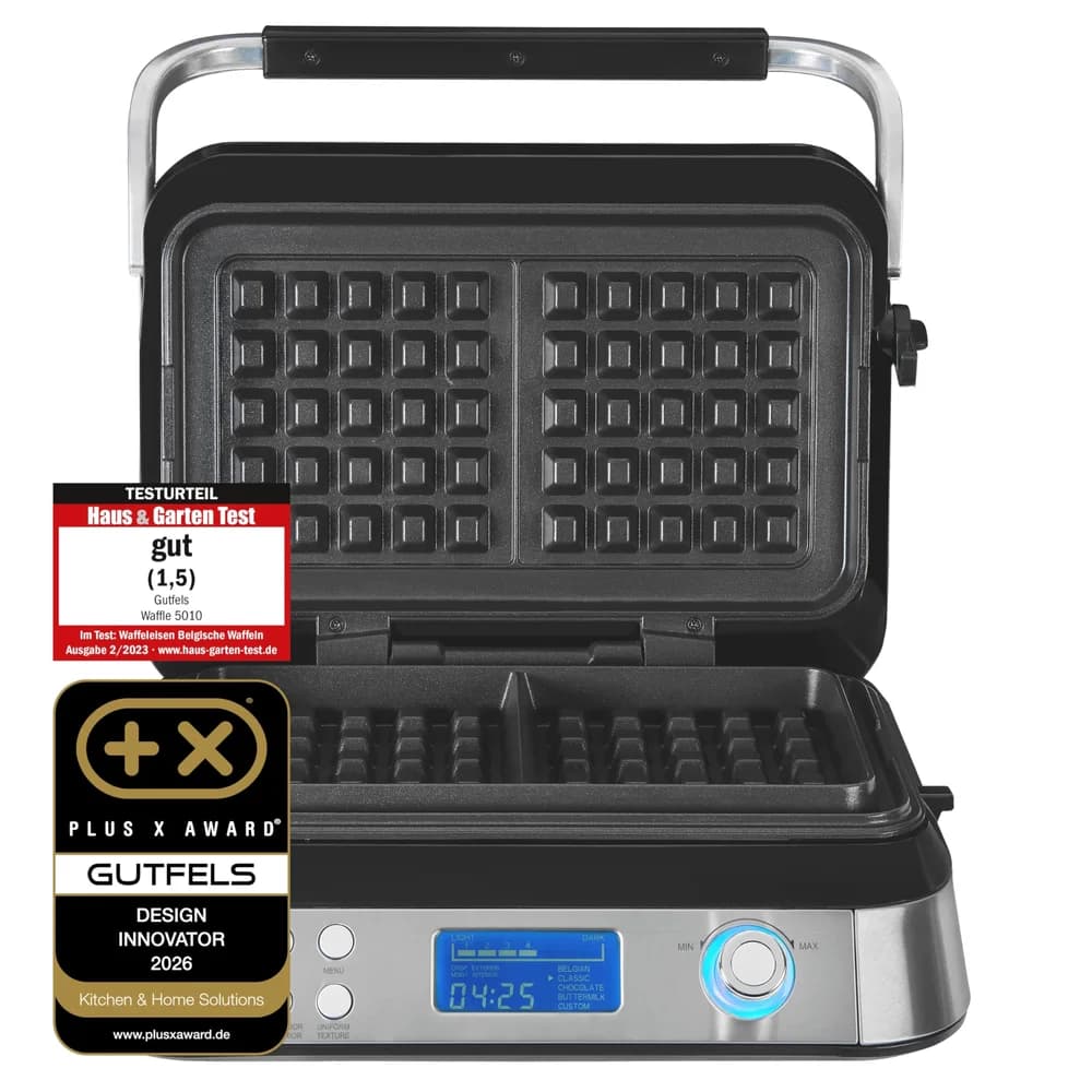 Gutfels Waffeleisen WAFFLE 5010, 1600 W schwarz