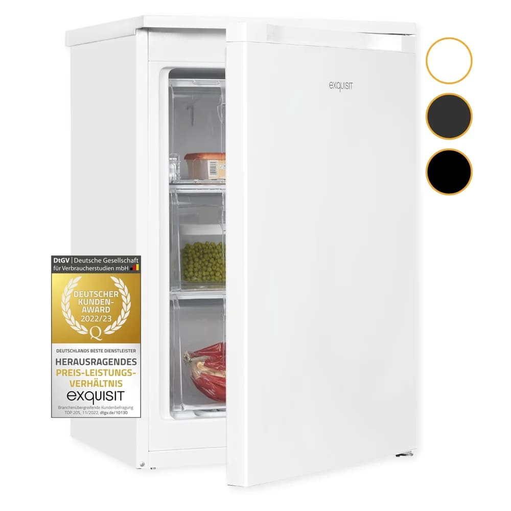 exquisit Gefrierschrank GS81-051C