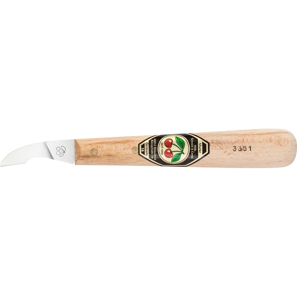 Kirschen Kerbschnitzmesser mit Holzheft 3351000
