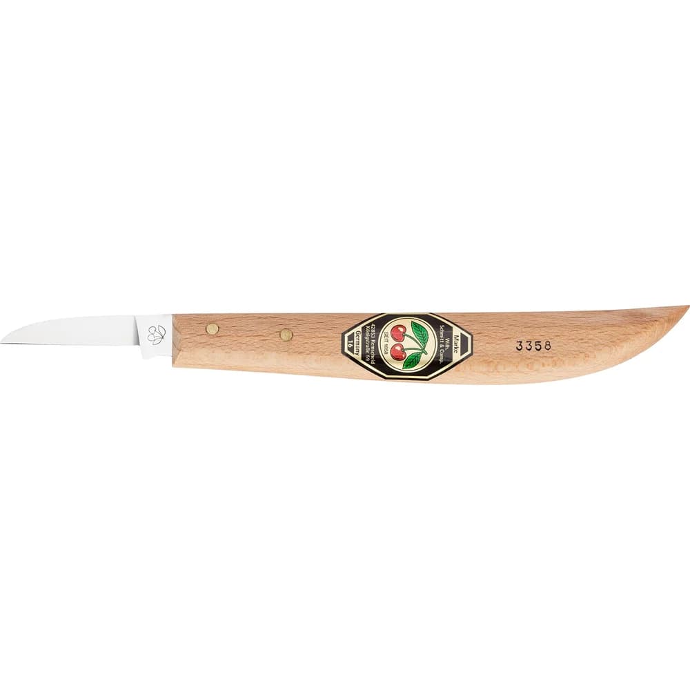 Kirschen Kerbschnitzmesser mit Holzheft 3358000