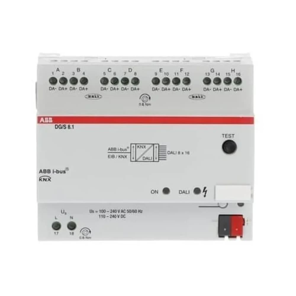 ABB DALI-Gateway REG 8-fach DG/S8.1