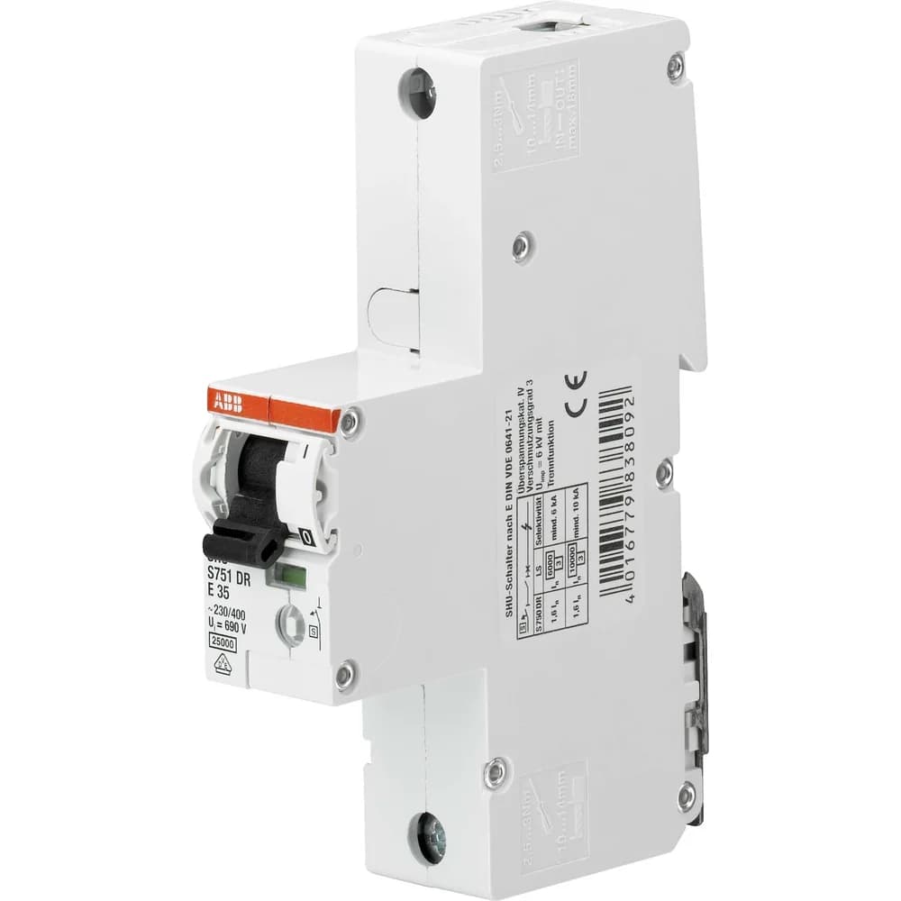 ABB Stotz S&J Haupleitungsschutzschalter S751DR-E25