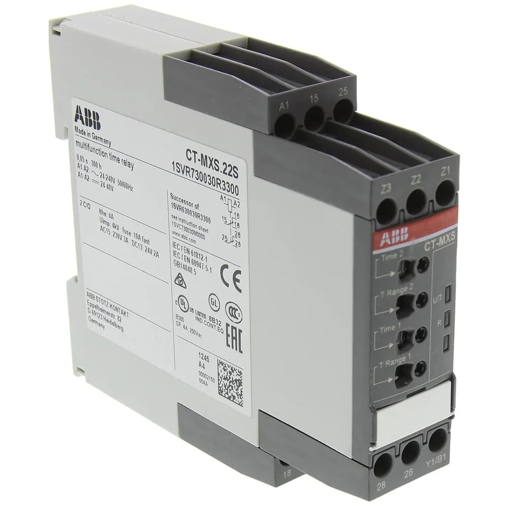ABB Stotz S&J Multifunktionzeitrelais CT-MXS.22S