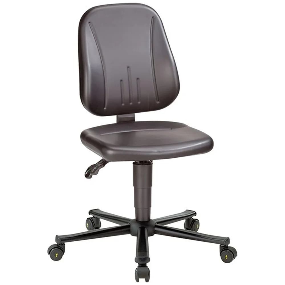 bimos Arbeitsstuhl ESD Unitec 2, schwarz Sitzhöhe 440-620 mm Kunstleder, mit