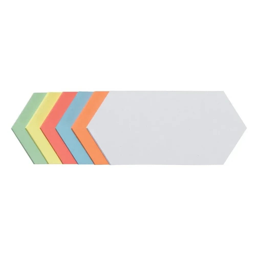 Franken Selbstklebend Moderationskarten 20,5 x 9,5 cm Papier Farbig sortiert 300 Stück