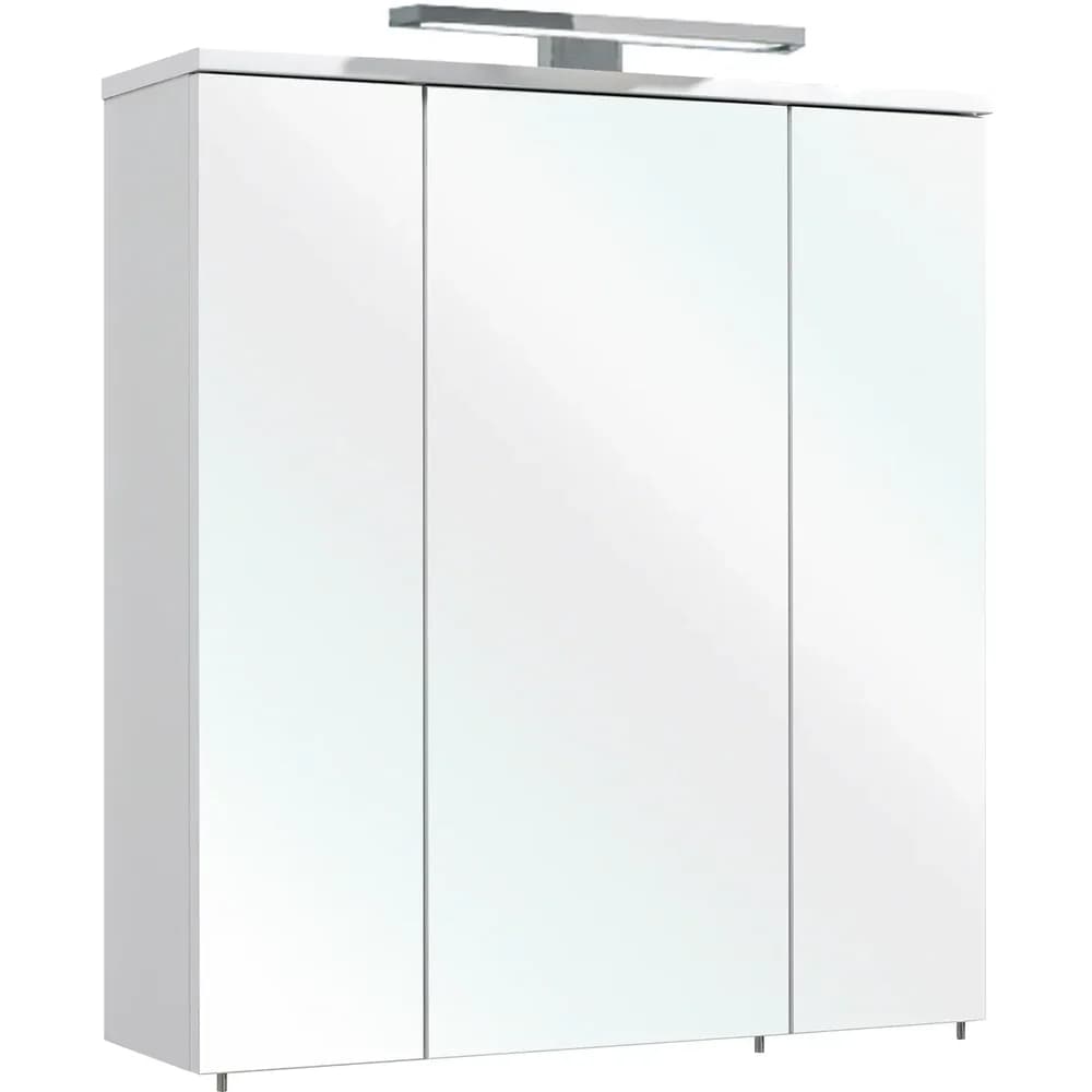 Pelipal Spiegelschrank GERD, Weiß - B 65 cm - mit LED-Beleuchtung