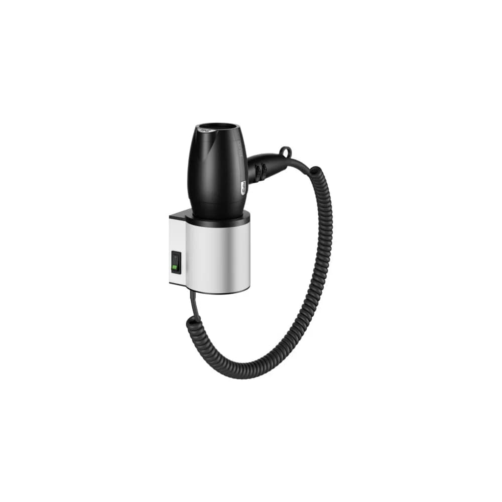 Keuco Haartrockner Plan 14995170037 Aluminium silber eloxiert /schwarzgrau mit Halter