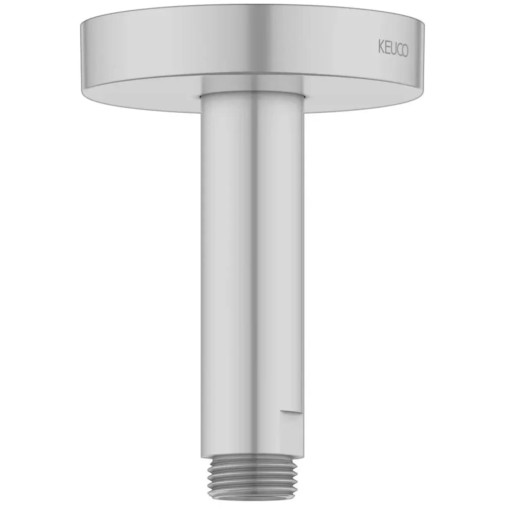 Keuco Brausearm Elegance, Für Deckenanschluss 100 mm - Aluminium-Finish
