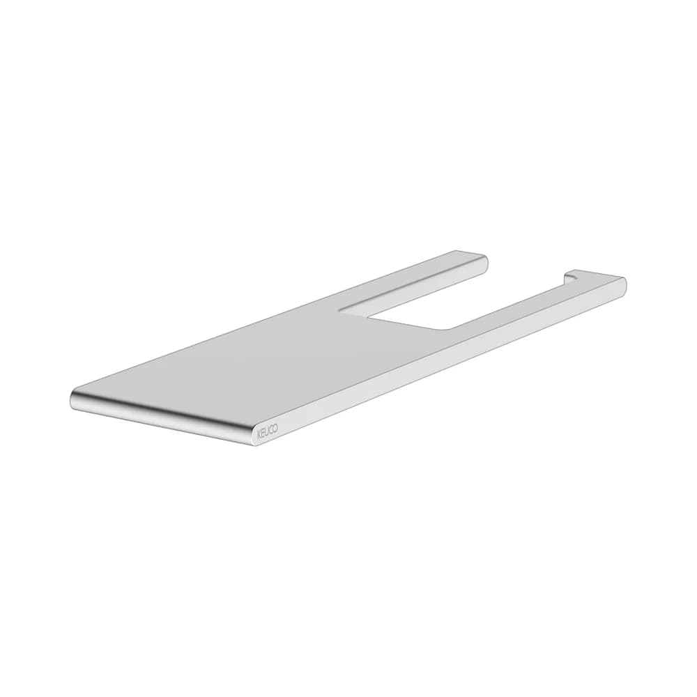 Keuco Toilettenpapierhalter Edition 400, Mit Ablage - Silber-Eloxiert silberfarben