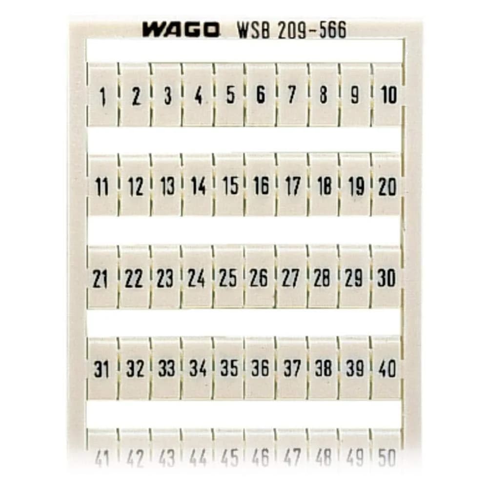 WAGO GmbH & Co. KG WSB-Bezeichnungssystem 209-566