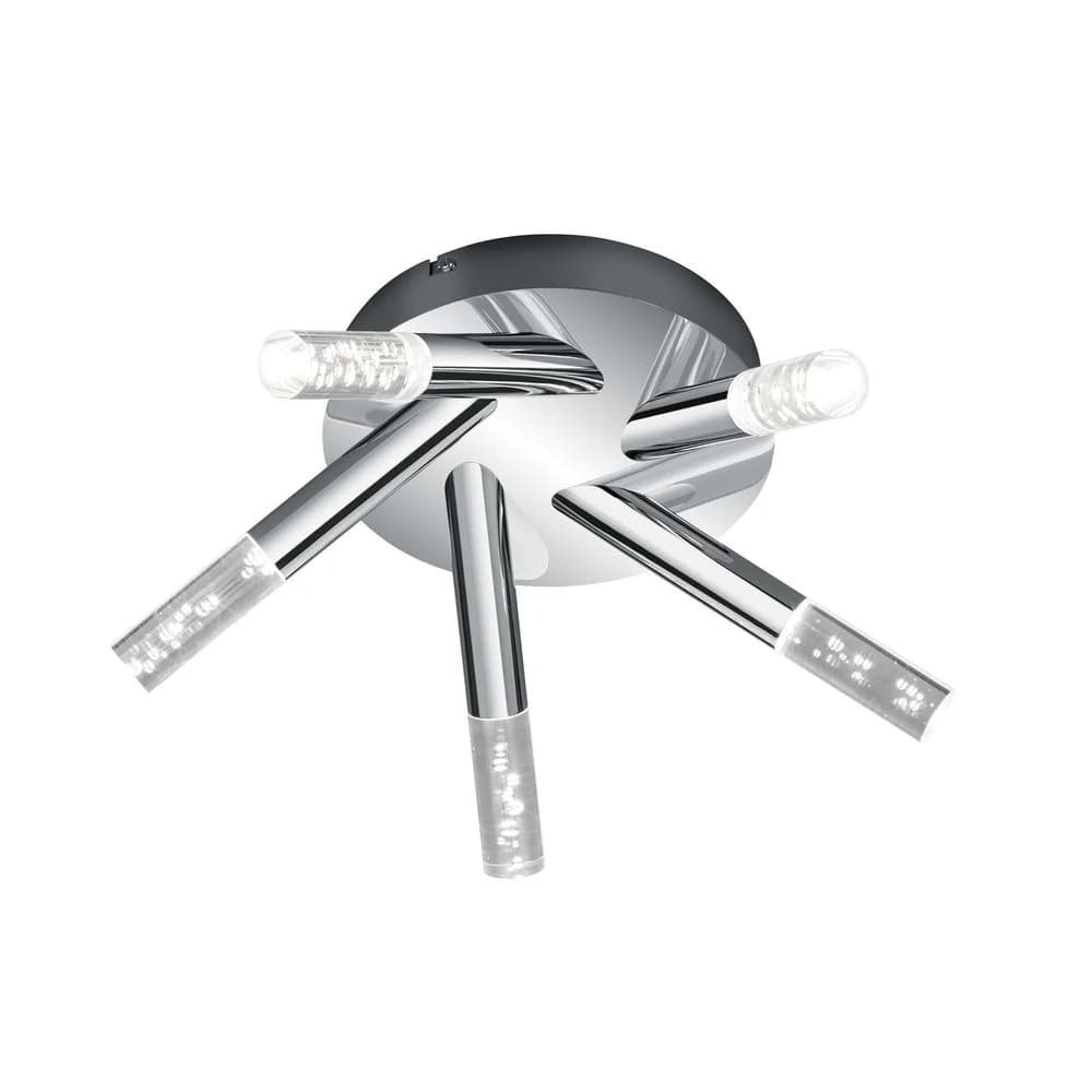 LED Deckenleuchte Trio Bolsa Chrom TR 682410506
