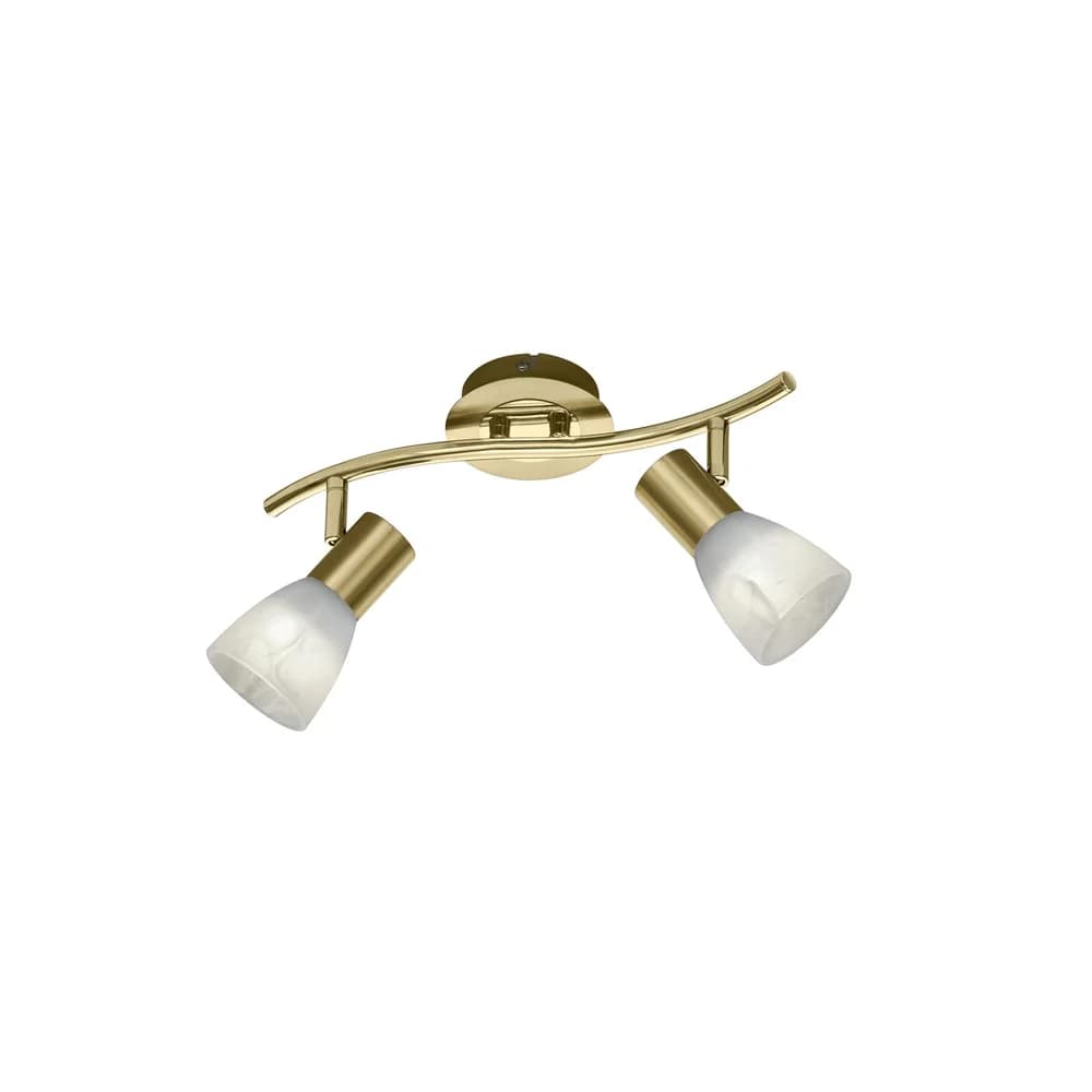Modischer 12W LED Spot Strahler Esszimmer Messing matt Licht TRIO 871010208