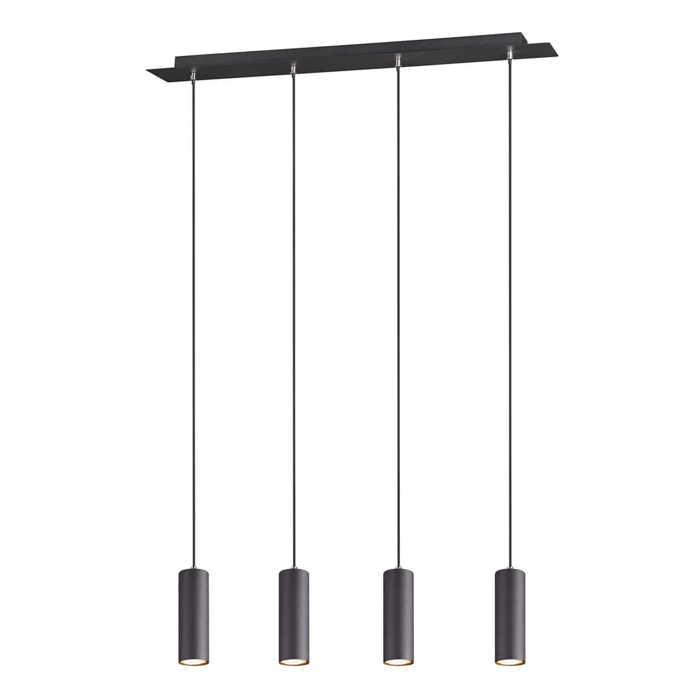 Hängelampe Trio Marley Schwarz 312400432