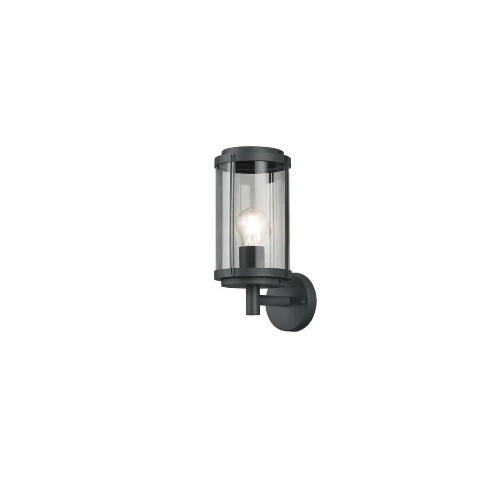 TRIO 202360142 Gartenwandleuchte Tanaro 1x40W | E27 | IP44 - anthrazit