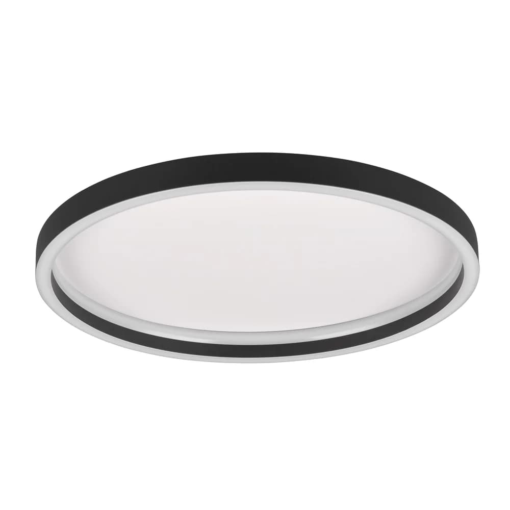 Trio - Deckenleuchte ROTONDA - Schwarz - 35x35x5.8 cm - Schwarz