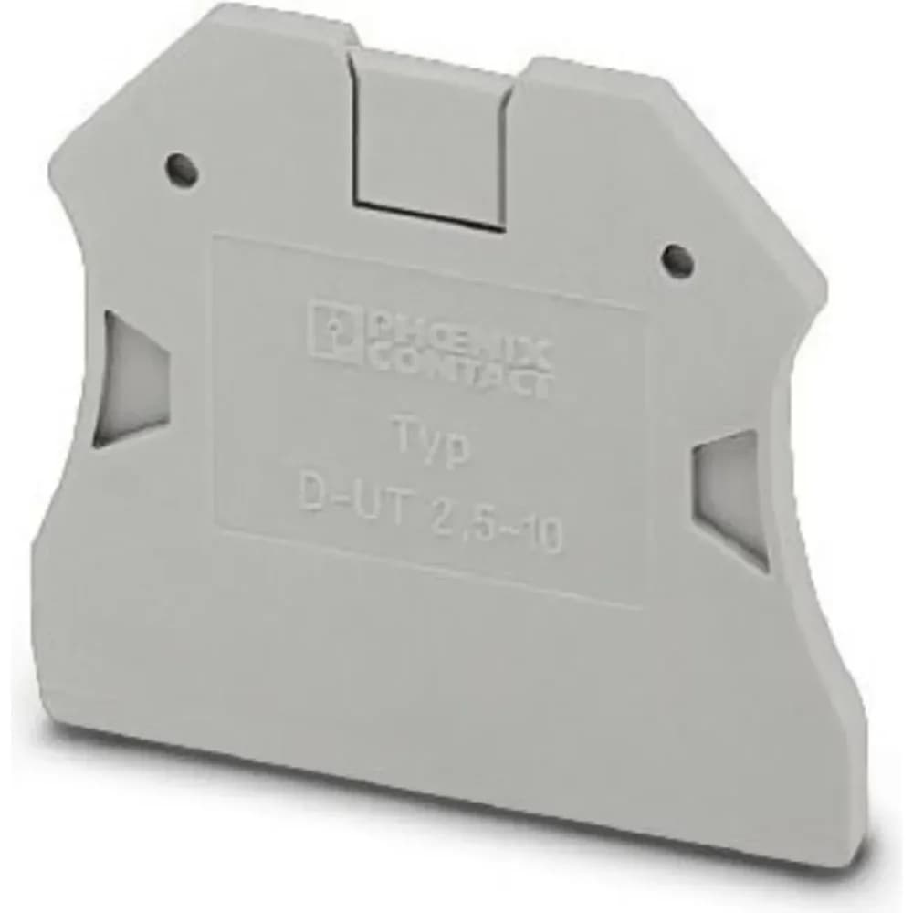 Phoenix D-UT 2,5/10 - Abschlussdeckel grau