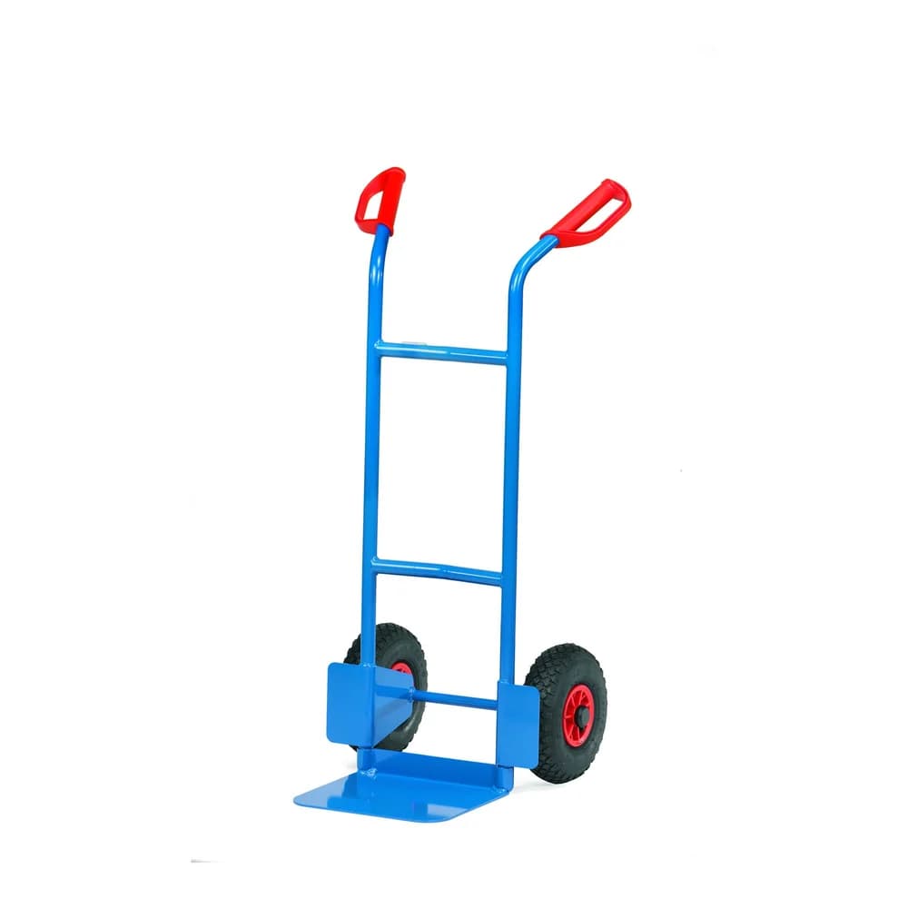 fetra Stahlrohr-Sackkarre B1125L - Luftbereifung Tragkraft 200 kg