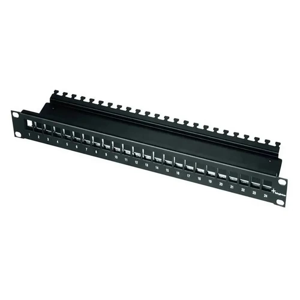 Telegärtner 19" Modulträger 1HE schwarz