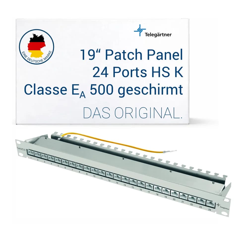 Telegärtner 19Z.Patch Panel 1HE gr 100007018