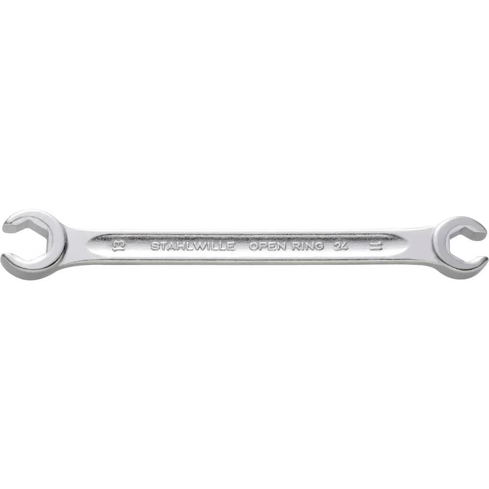 Stahlwille Offener Doppelringschlüssel abgew. OPEN-RING SW.10 x 12mm L.160mm