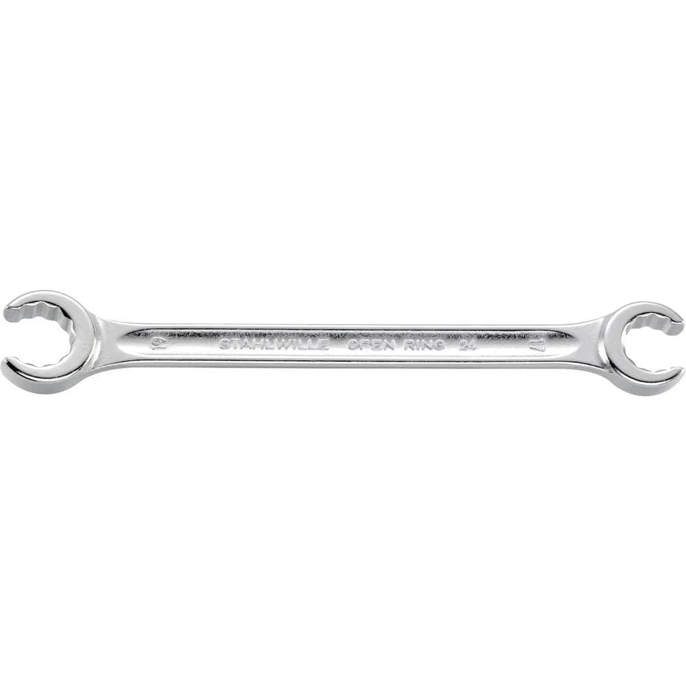 Stahlwille Offener Doppelringschlüssel abgew. OPEN-RING SW.24 x 27mm L.270mm