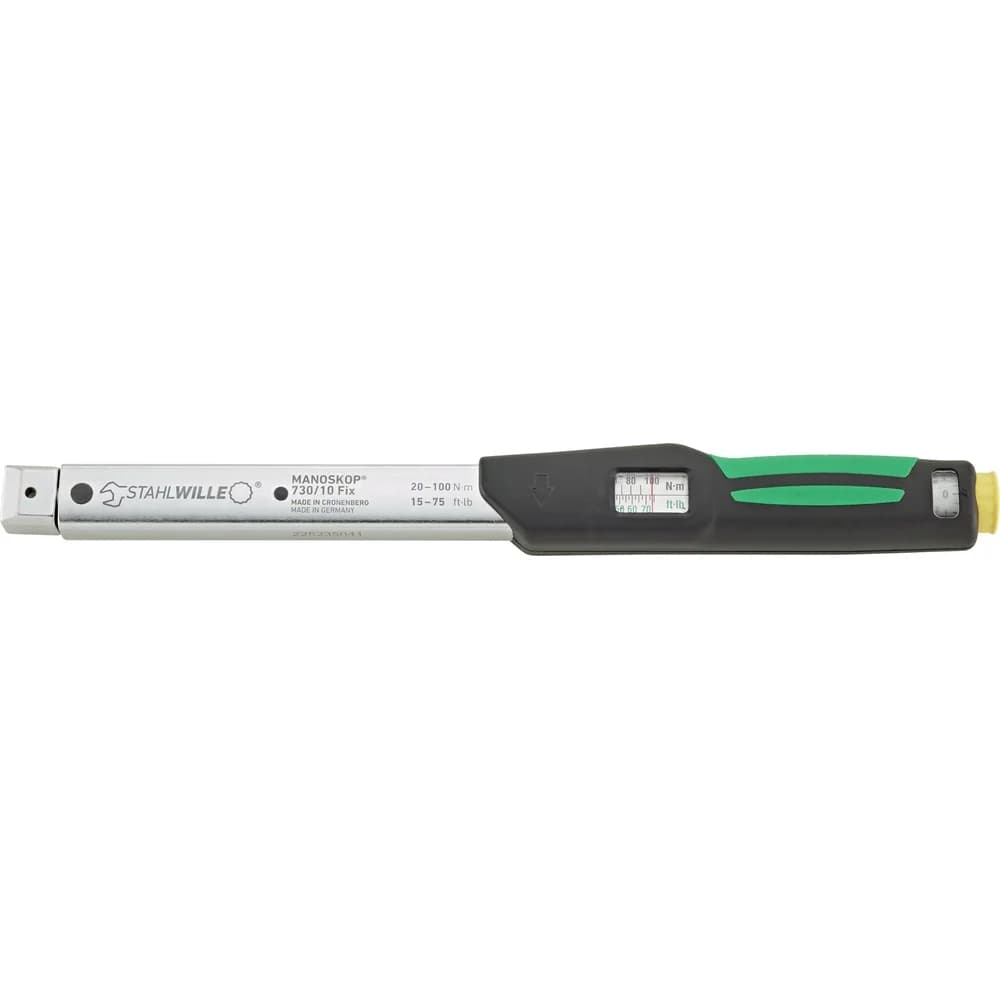 STAHLWILLE Drehmomentschlüssel MANOSKOP 730/10 Fix 20-100Nm 9x12
