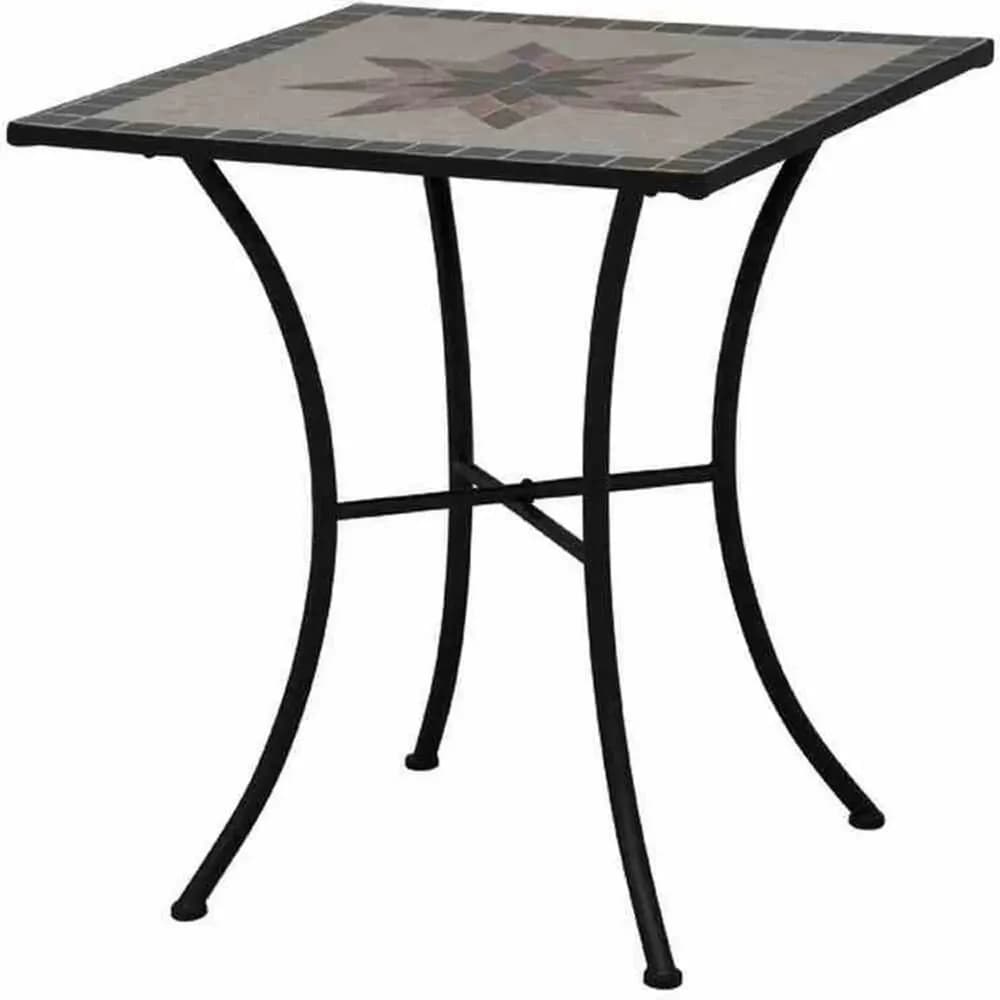 Siena Garden Gartentisch Stella, 64x64x71 cm schwarz