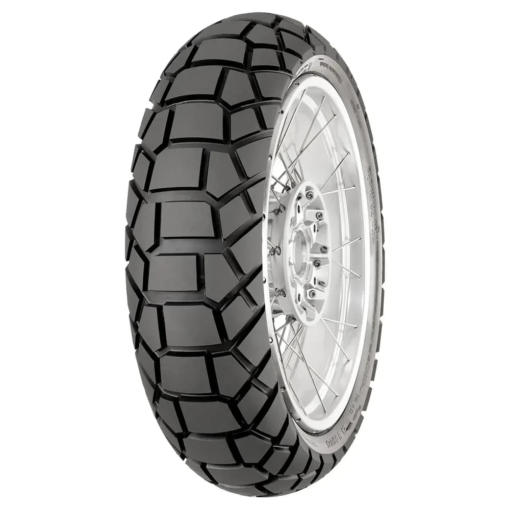Continental motorcycle-tyres TKC 70 Rocks ( 150/70 R17 TL 69S Hinterrad, M+S Kennung, M/C ) - Schwarz