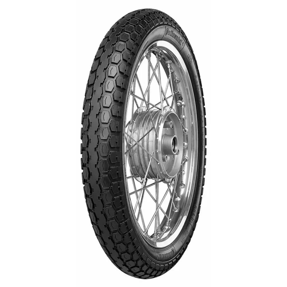 Continental motorcycle-tyres KKS10 ( 2 1/2-19 RF TT 45J Hinterrad, M/C, Vorderrad ) - Schwarz
