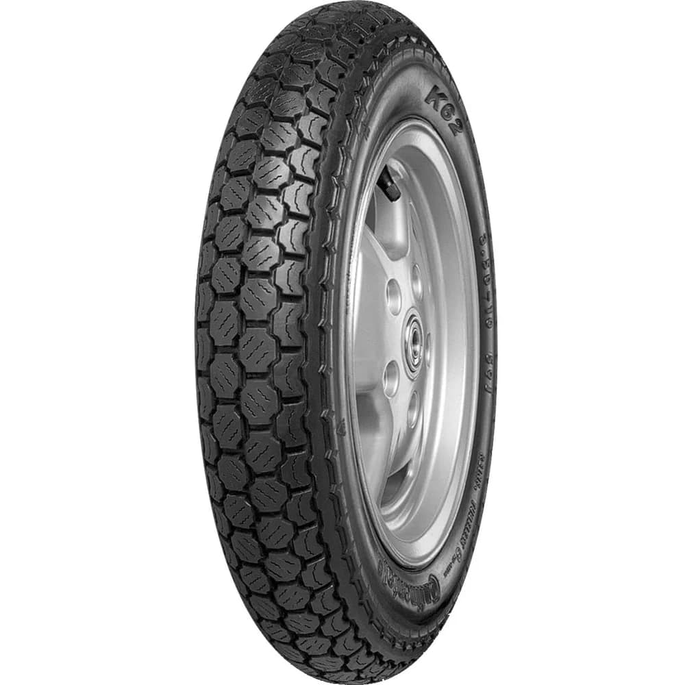 Continental motorcycle-tyres K62 ( 3.00-10 RF TT 50J Hinterrad, M/C, Vorderrad ) - Schwarz
